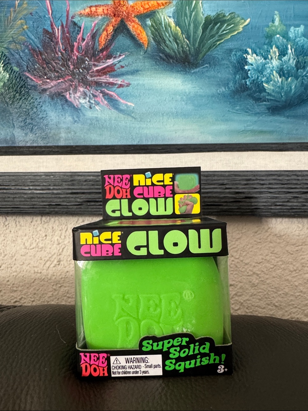 Nee Doh Nice Cube Glow ✨✨- CHOOSE PURPLE OR GREEN 💜💚